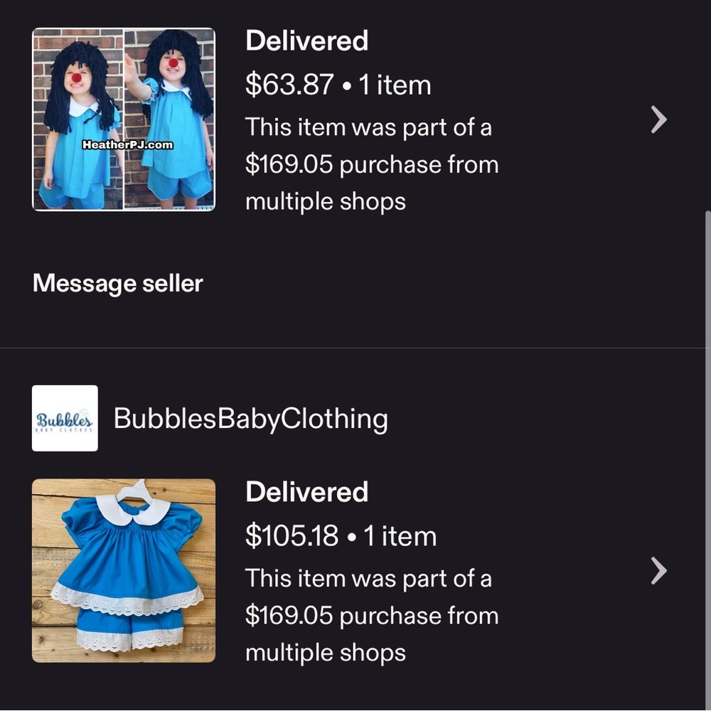 Molly Doll costume and wig - Picture 4 of 4